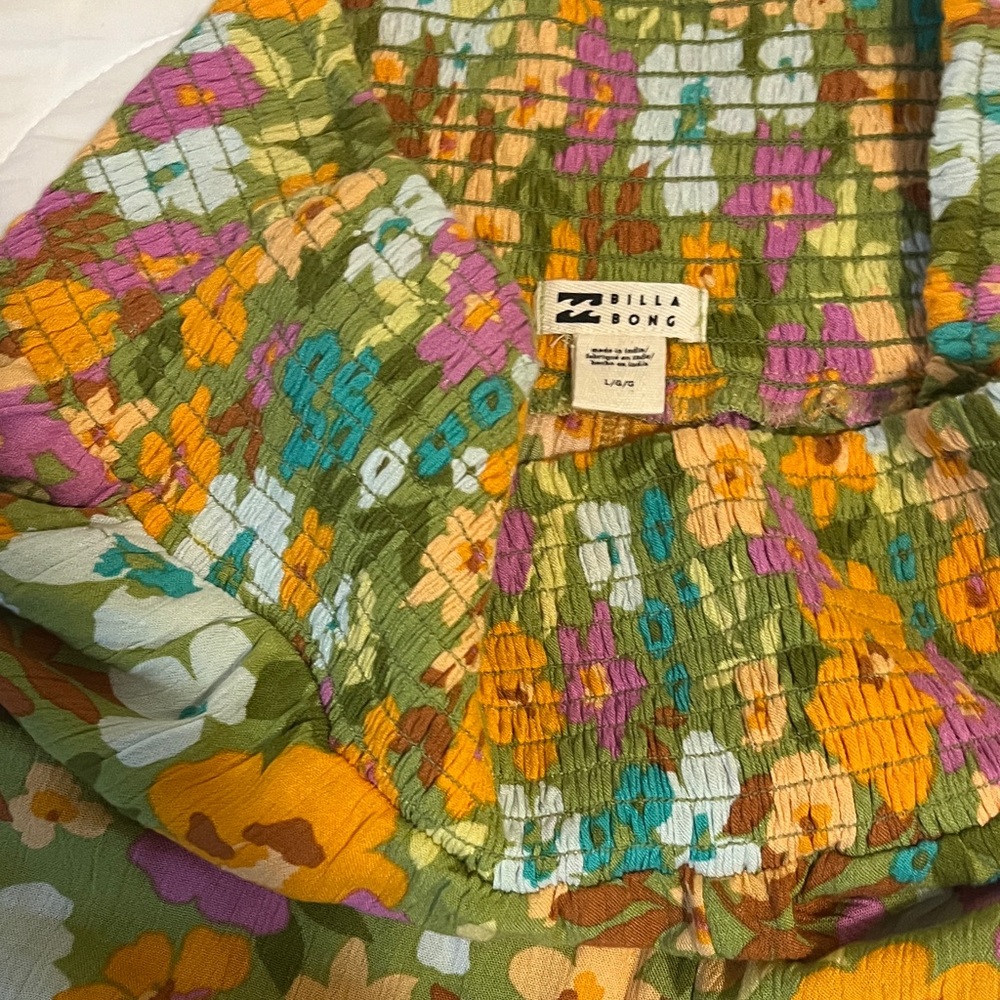 Billabong Floral Multicolor Pants - Picture 2 of 8